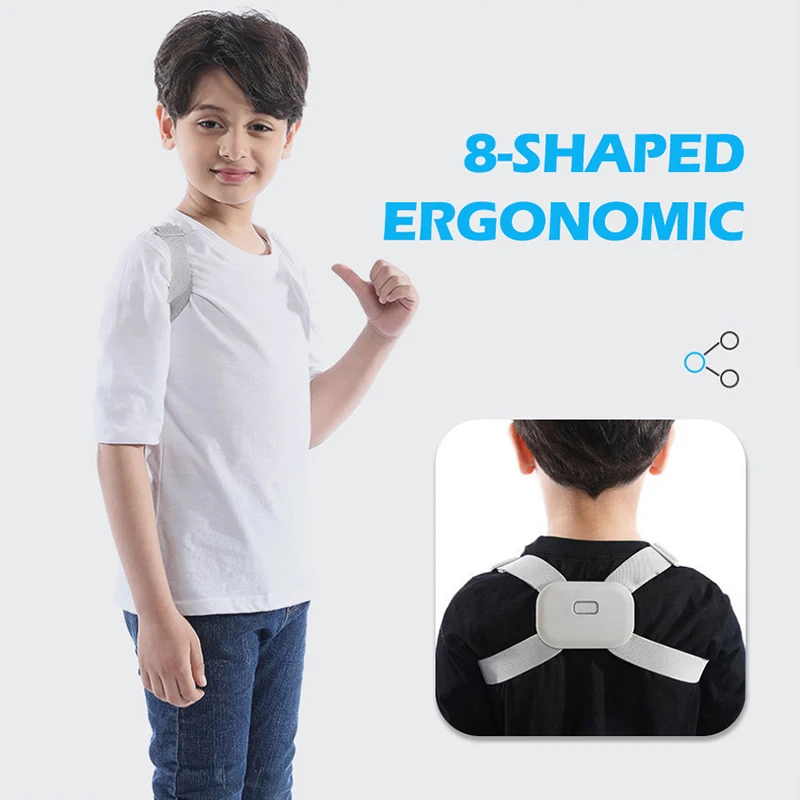 

Adjustable Smart Back Posture Corrector Back Intelligent Brace Support Belt Shoulder Training Belt Correction Spine Back XA06U