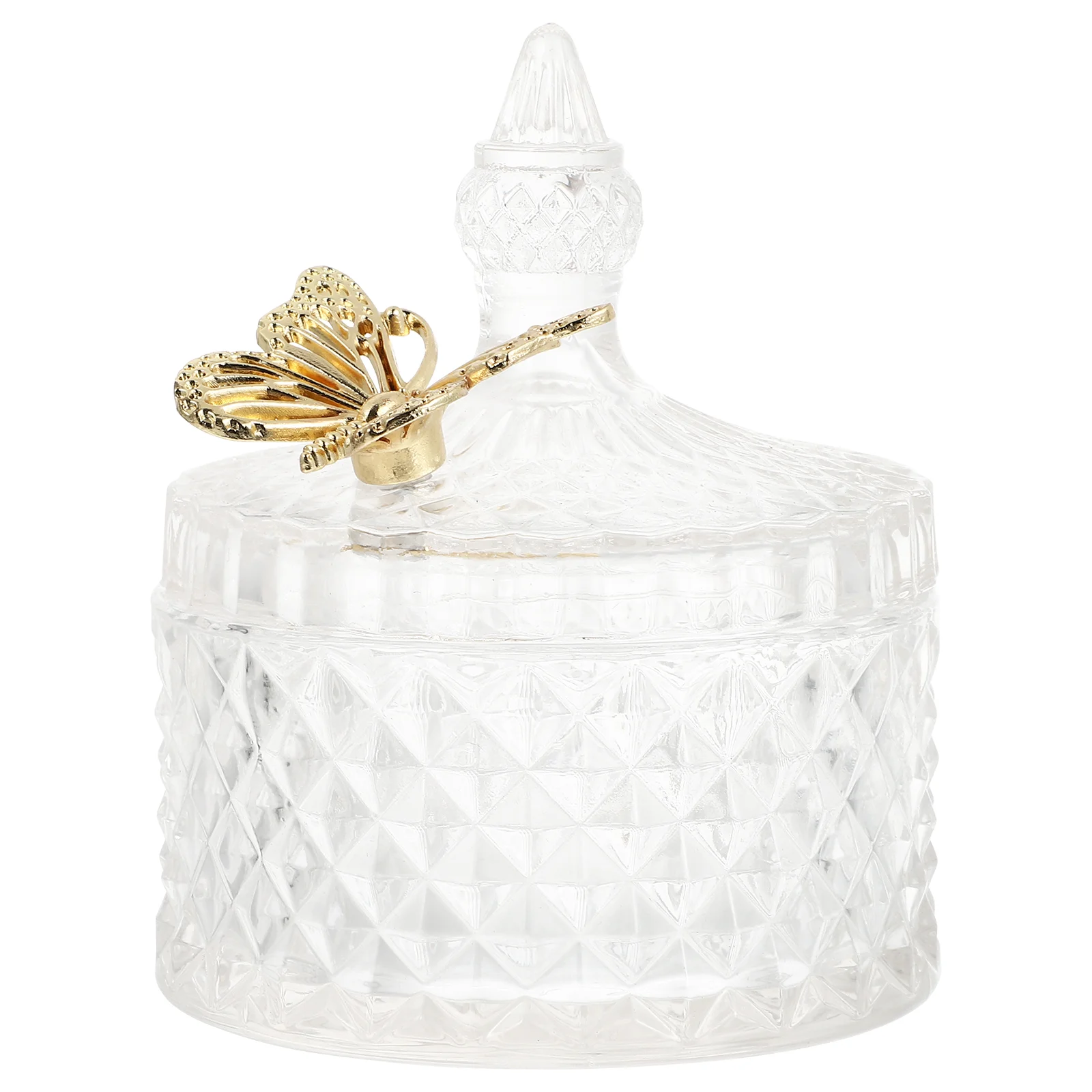 

1pc Multifunctional Glass Jar Decorative Glass Bottle Glass Storage Bottle