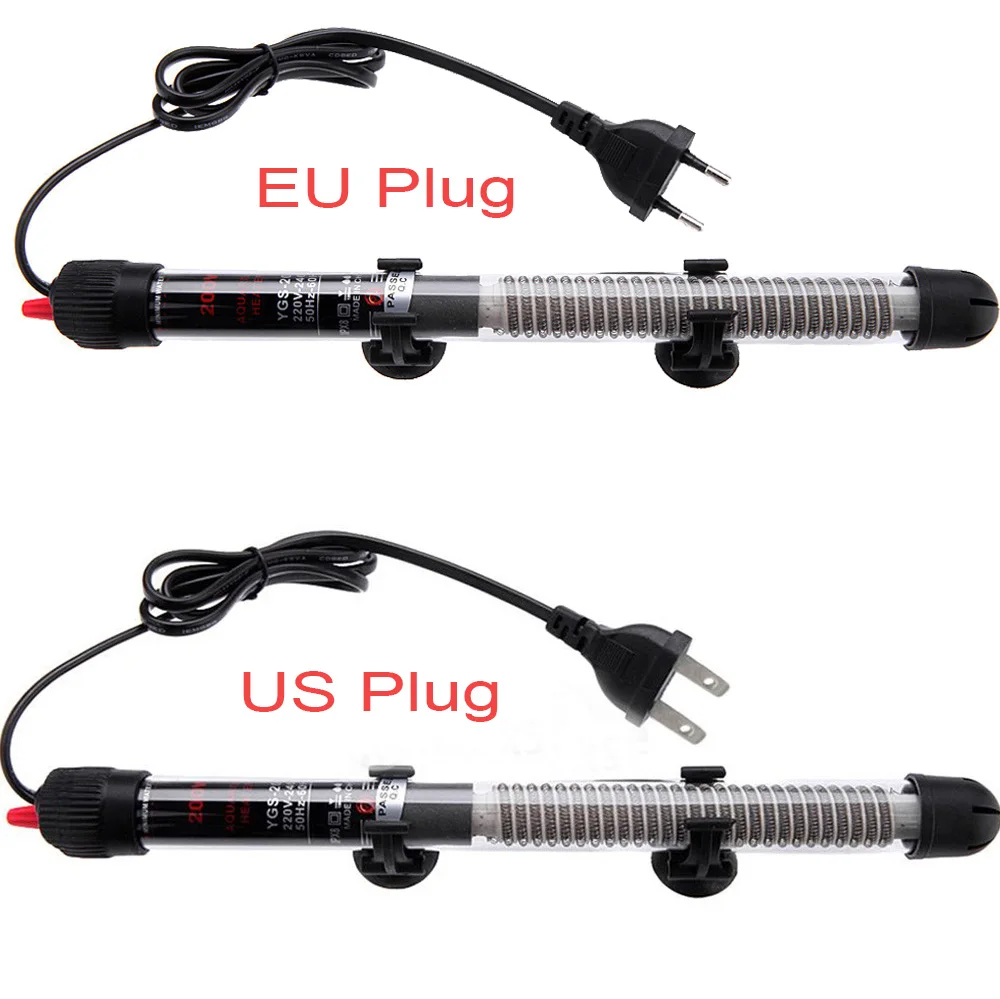 

Winter Aquarium Water Heater EU US Plug Electirc Fast Heating Rod Water Temperature Adjustable Rod Fish Tank Heating Bar