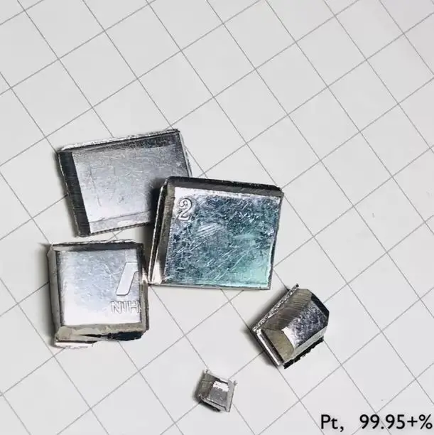 

99.95% Platinum Pt metal Block 0.5g/1g/5g/10g