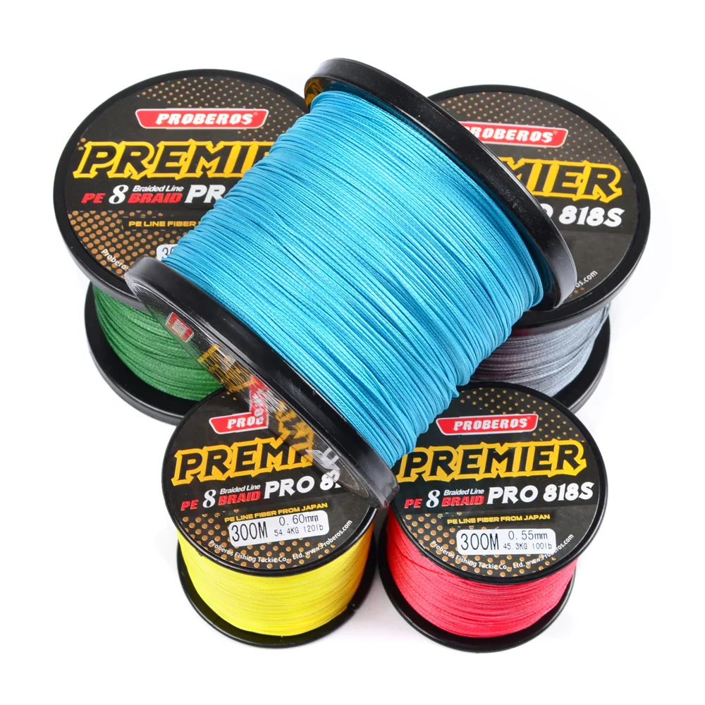 Fly Fishing 300M 8 Strands PE Braided Line 5LB - 300 LB Multifilament Wire PREMIER Carp Yarn | Спорт и развлечения