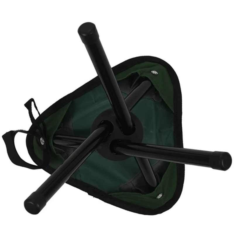 Складной стул с тремя ножками для кемпинга пикника походов рыбалки портативный