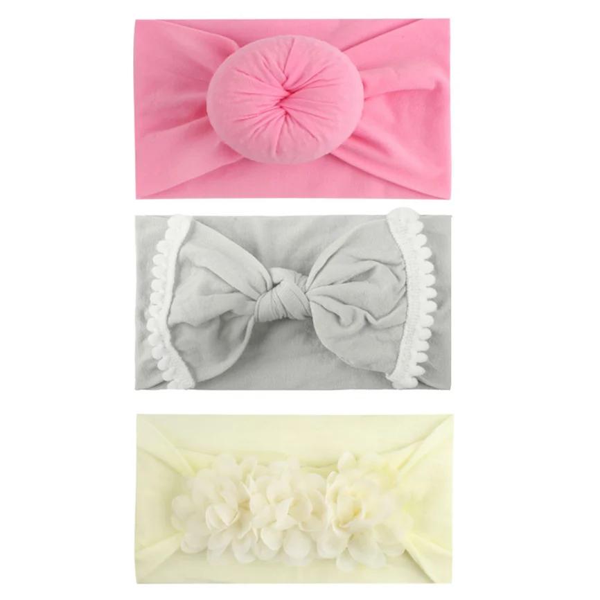 Аксессуары для волос головная повязка девочек детская однотонная Милая