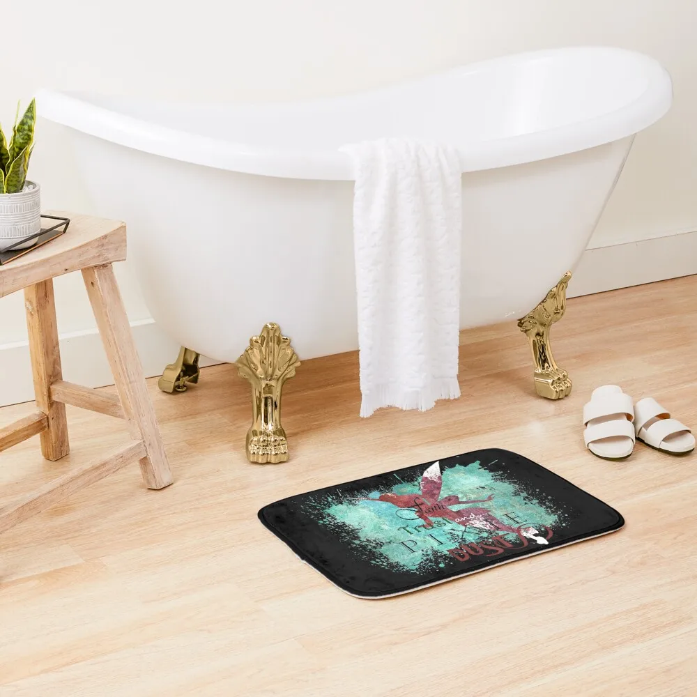 Fairies Faith Trust and Pixie Dust TinkerBell Bath Mat 3d Pattern Print Mats Anti Slip Soft Washable Bathroom | Дом и сад