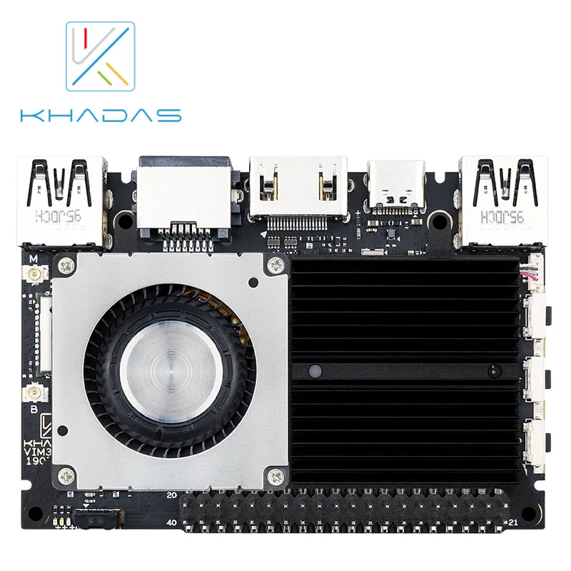 Самый мощный одноплатный компьютер 2020 с 4 Гб LPDDR4/4X + 32 ГБ EMMC и 5 0 NPU Khadas VIM3