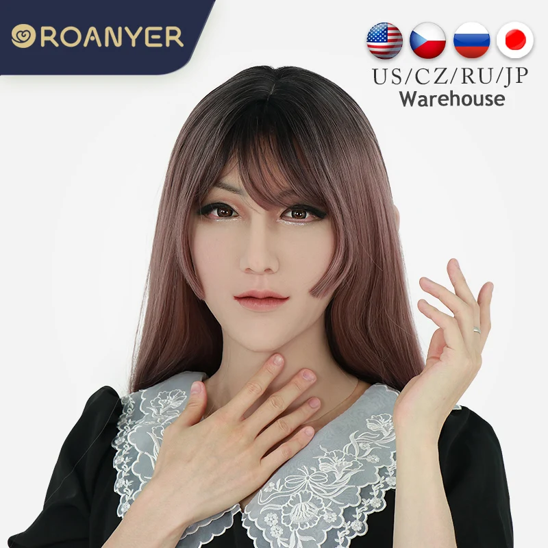 Маска трансвестита Roanyer May Masken с реалистичной кожей силиконовой маской для