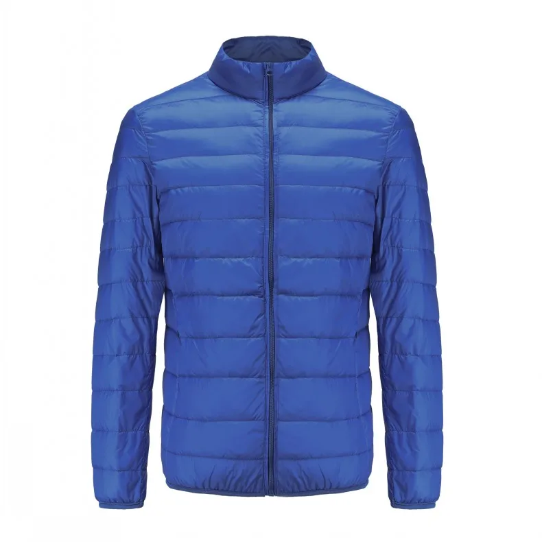 New Brand Autumn Winter Light Down Jacket Men's Fashion Hooded Short Large Ultra-thin Lightweight Youth Slim Coat Down Jackets