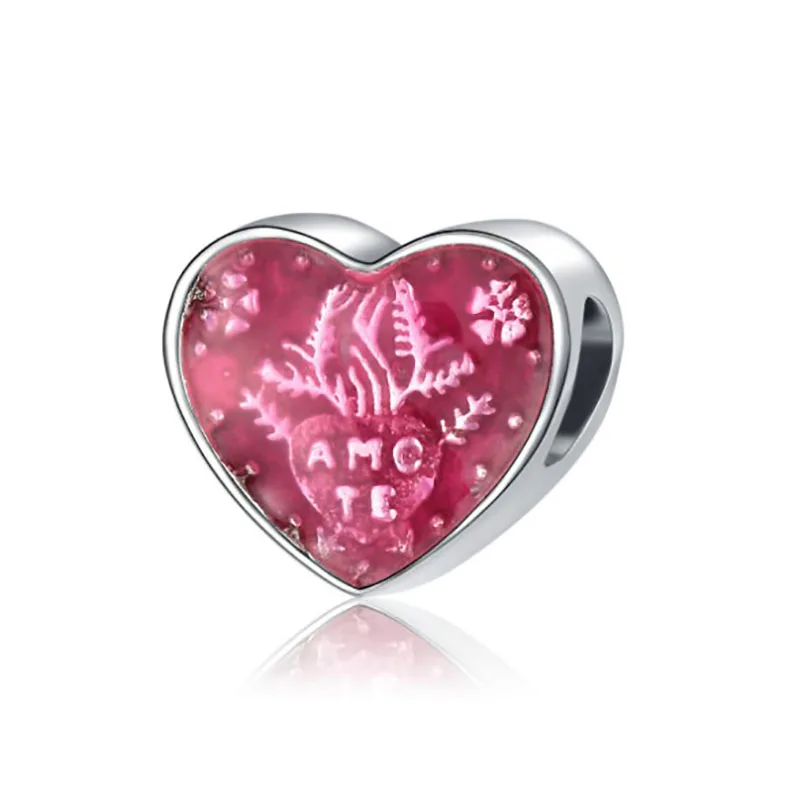 Fit Pulsera Pandora шармы серебро плата Де Ли 925 оригинальный браслет бусины для