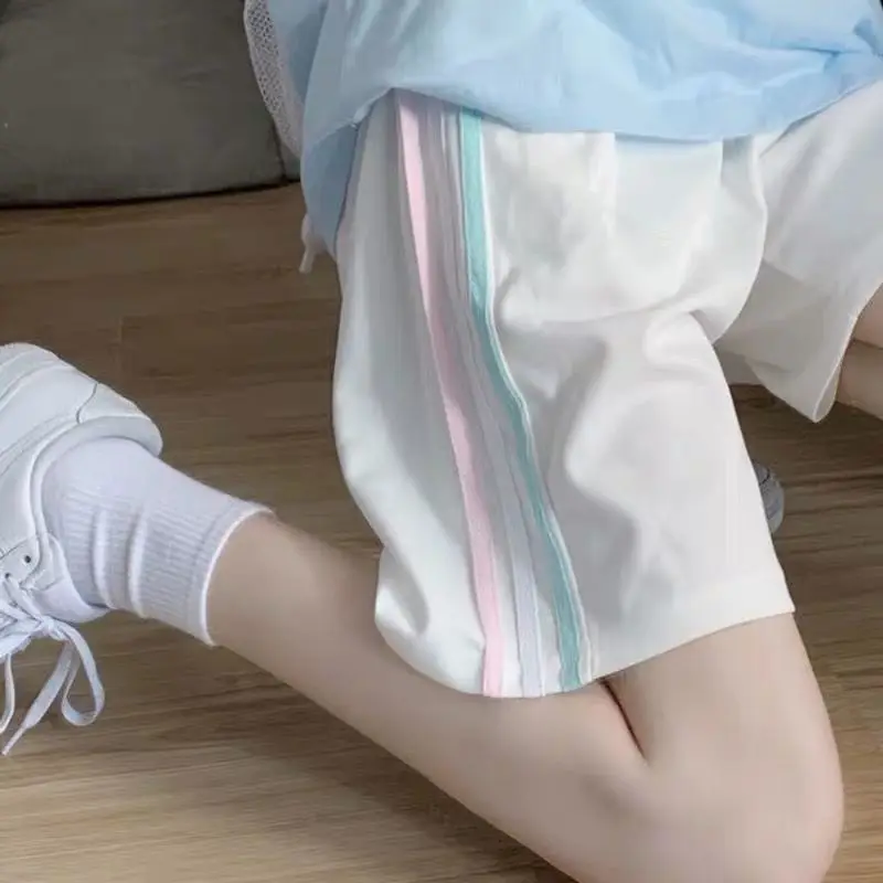 

Shorts Female Summer Students Korean Loose Casual Pants Sports Pants Wide-Leg Pants Mid-Pants