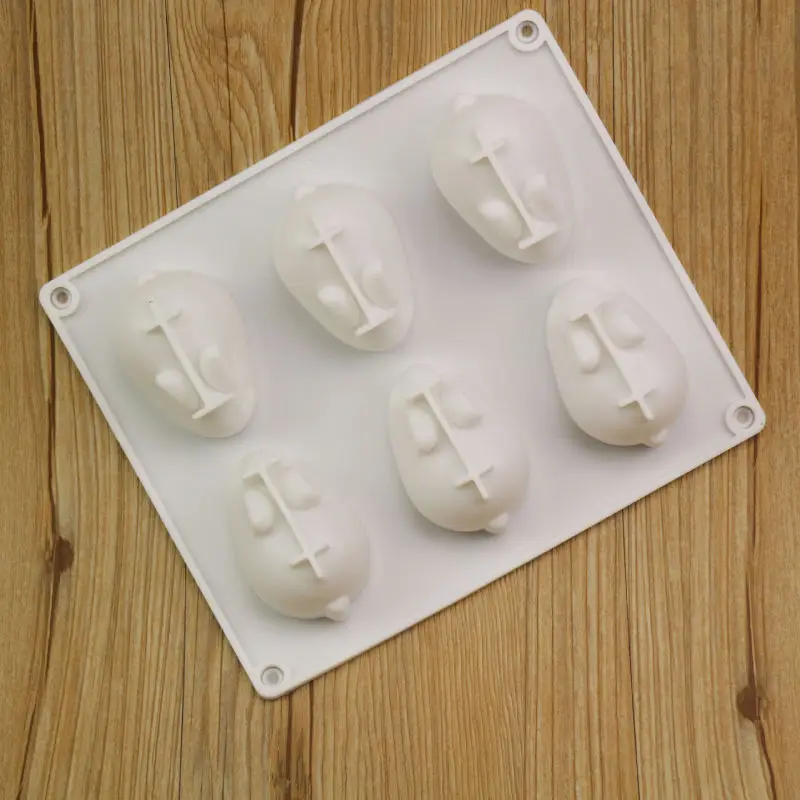 1 шт. маленькая силиконовая форма в виде кролика мусс для торта инструменты