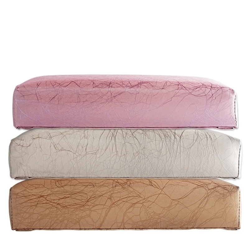 

Кожаная подставка для рук инструмент для дизайна ногтей моющаяся подушка для салона держатель губки Маленькая подушка для рук розовая поду...