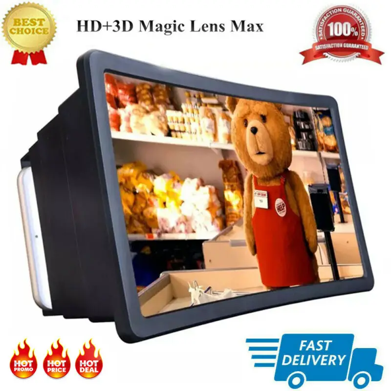 2020 Новые горячие 3D выдвижной Усилитель сотовый телефон мобильный Экран HD лупа