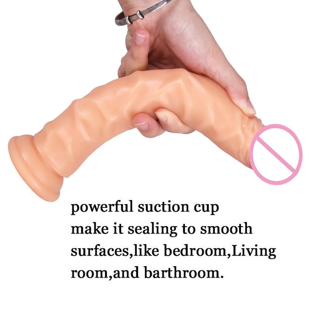 Сильный присоска гибкий большой фаллоимитатор реалистичный пенис интимные