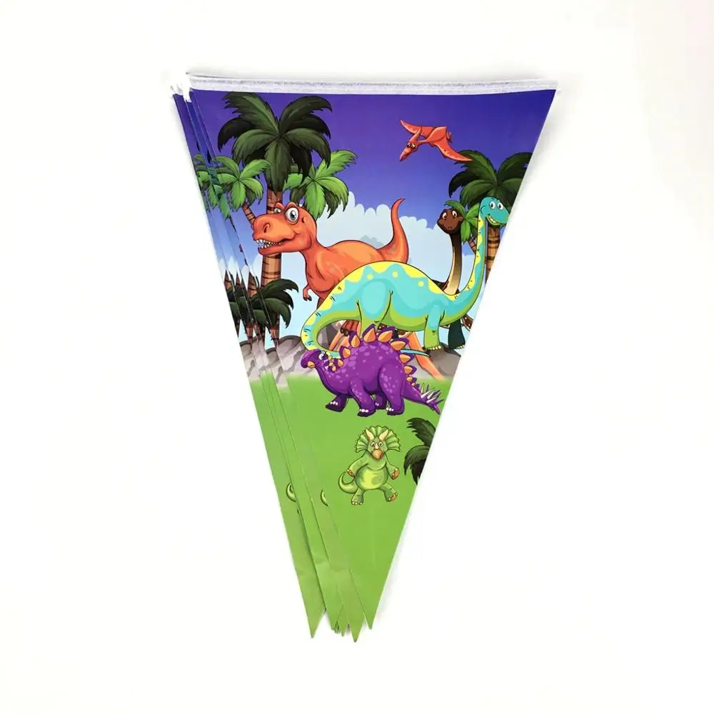 10 шт. динозавров баннеры для дня рождения вечерние поставки динозавр
