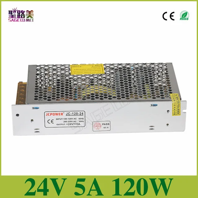Универсальный Регулируемый светодиодный трансформатор AC110V 220V к DC24V 1A 2A 3A 5A 10A 15A 20A