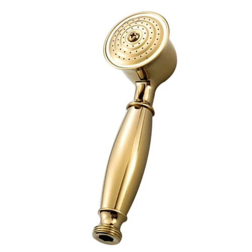 Golden B style Amibronze, античная латунь и фарфор, для ванной комнаты, круглая ручная насадка для душа, смеситель для душа, распылитель, душевая головка s - Цвет: Golden B style