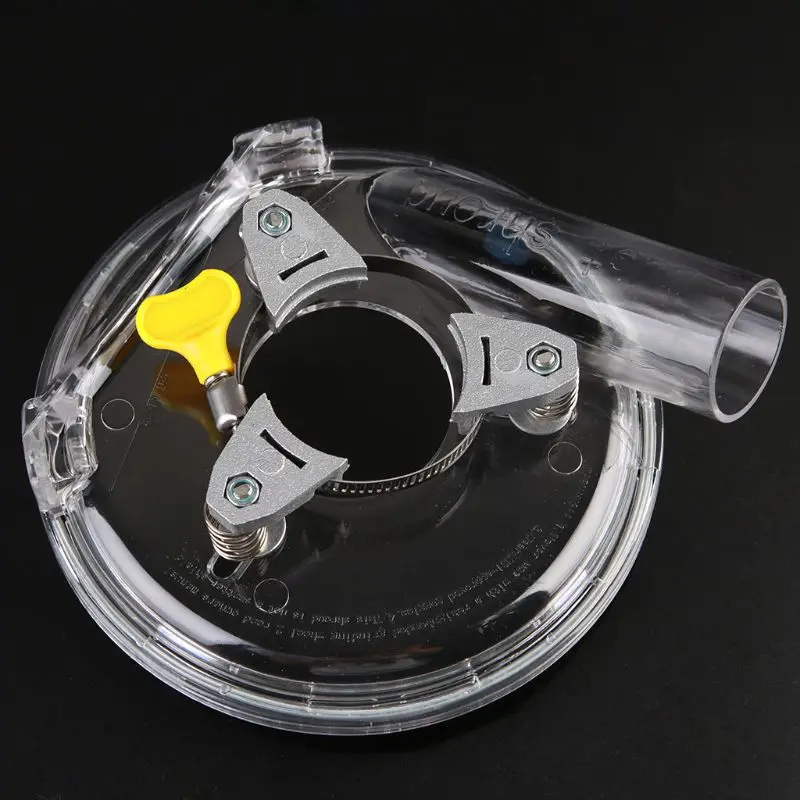 

Dust Shroud Kit Dry Grinding Dust Cover for Angle Hand Grinder Clear 4"/ 5"
