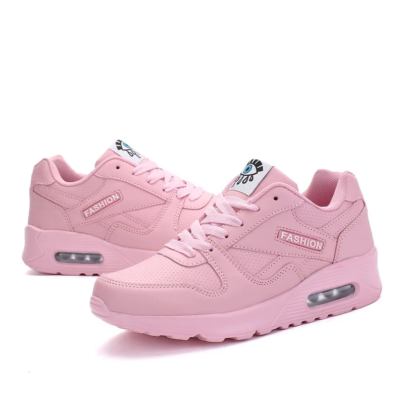 

Women Shoes 2020 Fashion Pu Leather Spring Female Shoes Outdoor Walking Shoes Woman Flats Lace Up Women Sneakers Tenis Feminino
