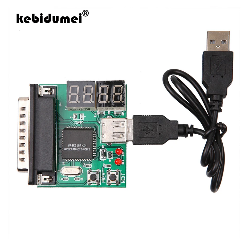 Kebidumei Горячая продажа Компьютерные аксессуары PCI PC диагностическая карта USB