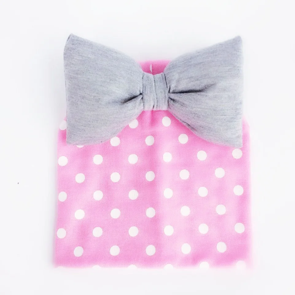 Милая Детская шляпка в горошек для малышей хлопковая цветная большая шляпа с