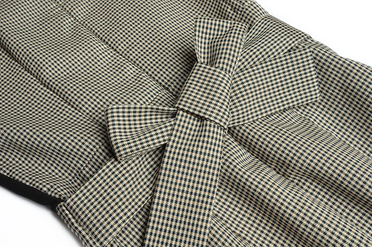 

PYJTRL women's Long Sleeve Plaid Dress