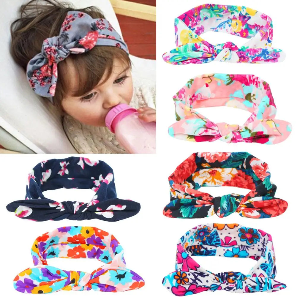 2 шт./1 шт. эластичная повязка на голову ручной работы для маленьких девочек