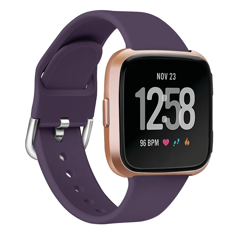 5 Замена Fitbit versa, ремешок Ремешок силиконовый браслет из дышащего материала, сменный спортивный ремешок для Fitbit часы Versa 61017 - Цвет ремешка: 5