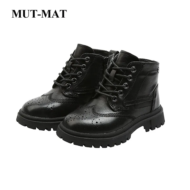 Детская обувь 2020 модная новинка осенние повседневные короткие ботинки для