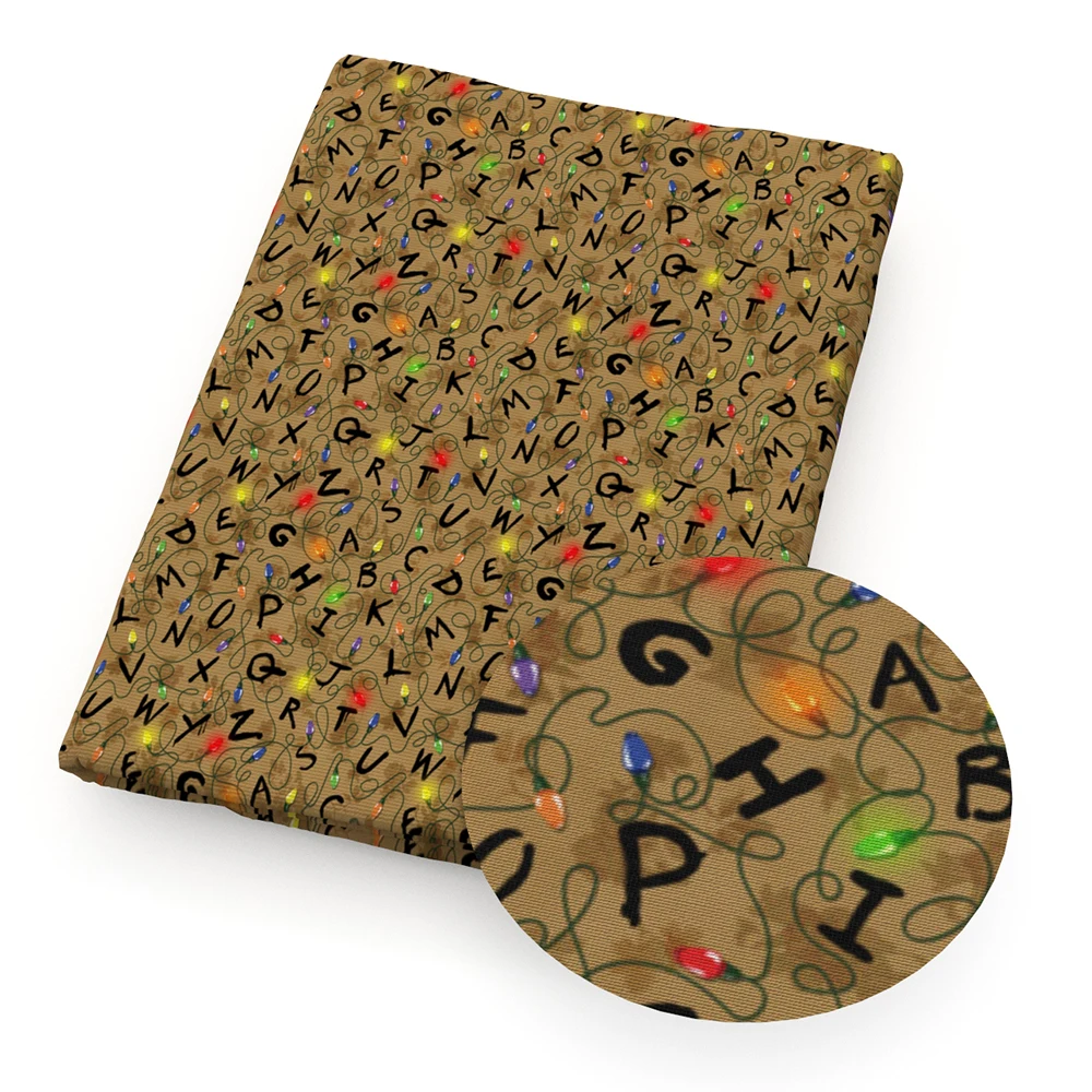 Рождественская ткань 50*145 см из полиэстера и хлопка лоскутное шитье для