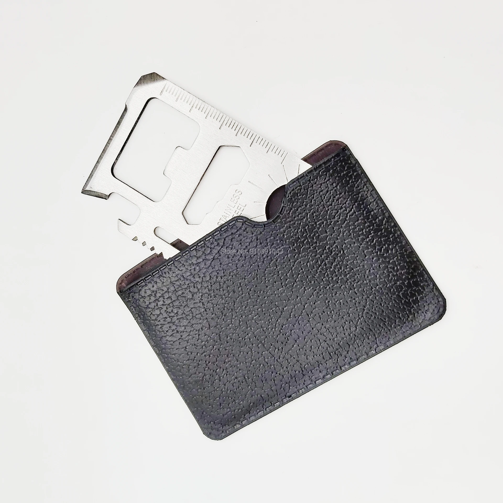 Тактический кошелек Нержавеющая сталь мульти Функция выживания карта