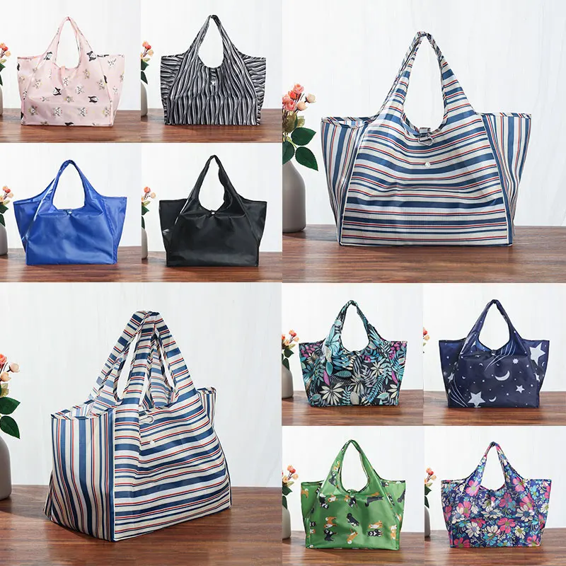 Водонепроницаемая складная сумка для покупок экологически чистая вместительная