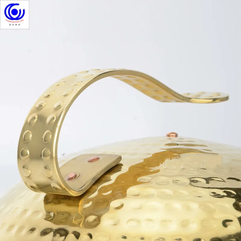 Высококачественная яркая круглая крышка из чистой меди для кухни стейка выпечки