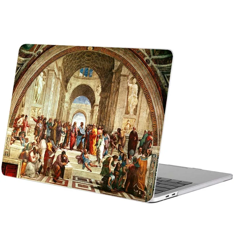 

The School of Athens Oil Painting Laptop Sticker for Macbook Pro 16" Air Retina 11 12 13 15 inch Mac Book Decal Full Cover Skin