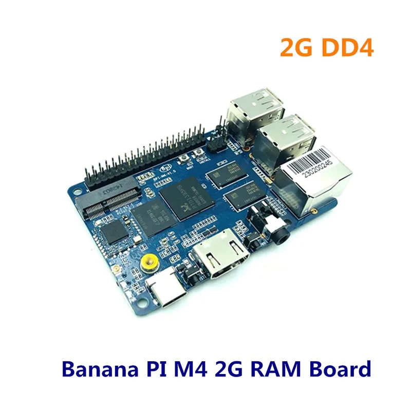 Банан Pi BPI M4 1 ГБ/2 Гб ОЗУ Realtek RTD1395 ARM 64 бит Плата расширения TF карта Поддержка 8G EMMC WiFi