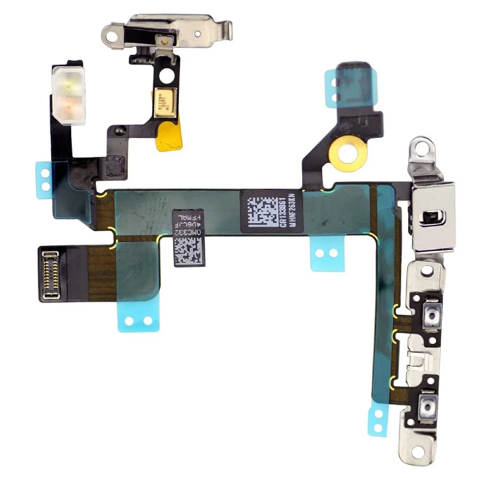 Для Apple iPhone 5/5S/5C/SE ВКЛ/ВЫКЛ питания замок объем беззвучная кнопка включения гибкий