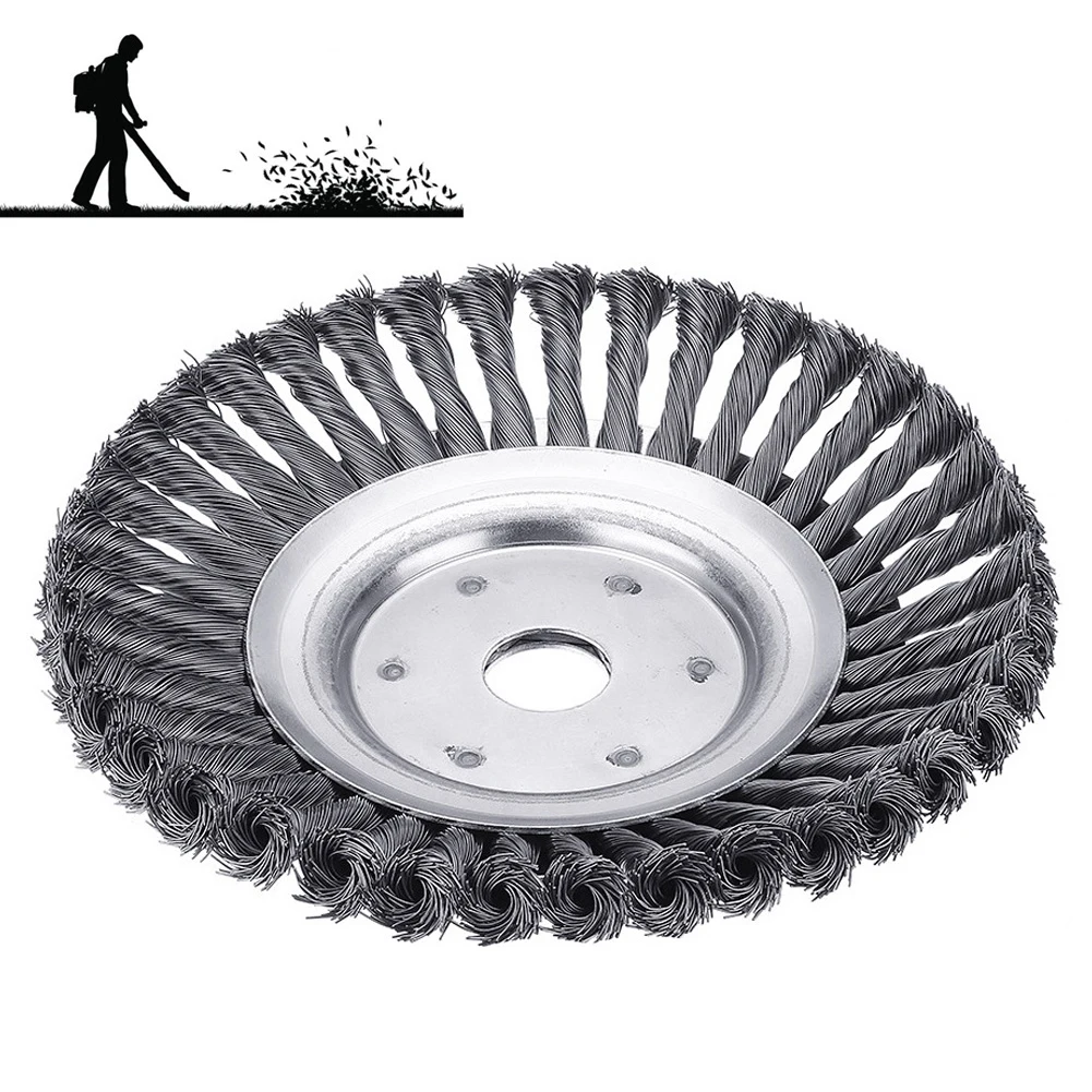 

6/8 inch Grass Trimmer Head Multi-function Wire Wheel Lawn Mower Dust Removal Weeding Plate Gearbox Fixing Sets