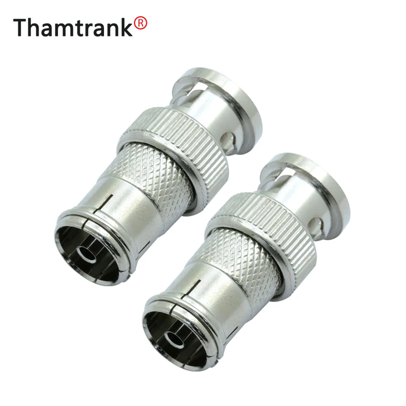 1 шт./лот BNC папа к PAL Женский адаптер ТВ Джек конвертер IEC DVB T Джек|Соединители| |