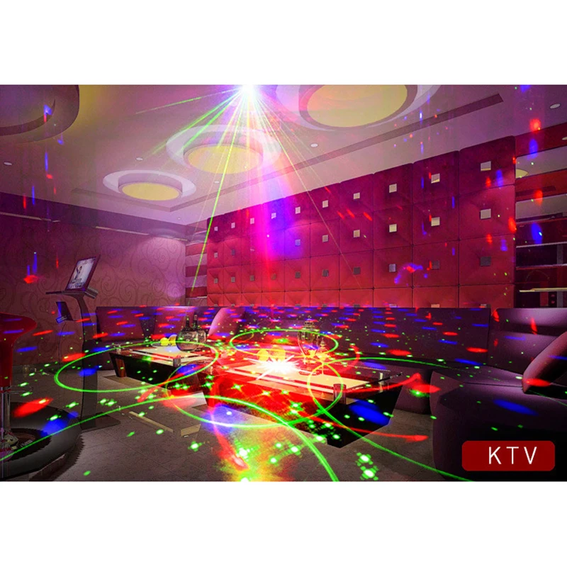 Диско лазерный светильник RGB проектор вечерние s DJ ing LED для дома свадебное
