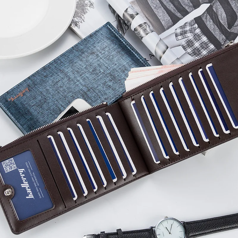 Мужские кошельки 2020 17 держателей для карт с гравировкой золотой кошелек на