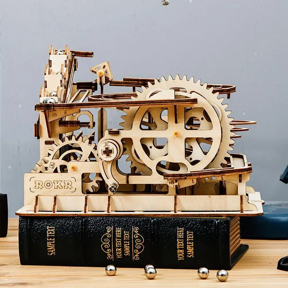 

Деревянная 3D-головоломка, основание крепости, сборные игрушки, детские и взрослые подарки, набор механических моделей валик для самостояте...