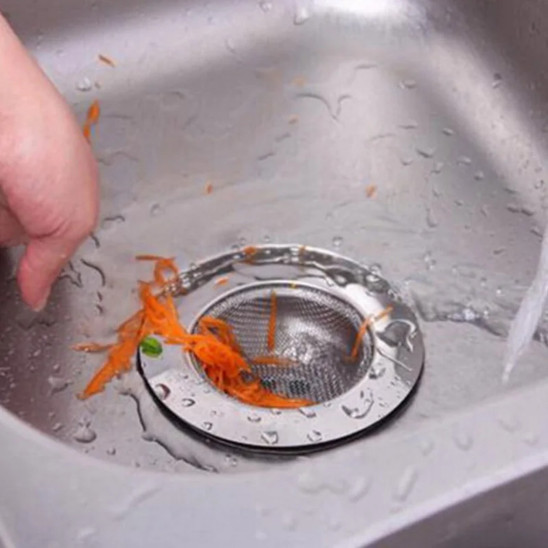 Leaking Net Strainer Kitchen Appliances Bathtub Supplies Prevent Clogging Floor Drain Stainless Steel Sewer Filters