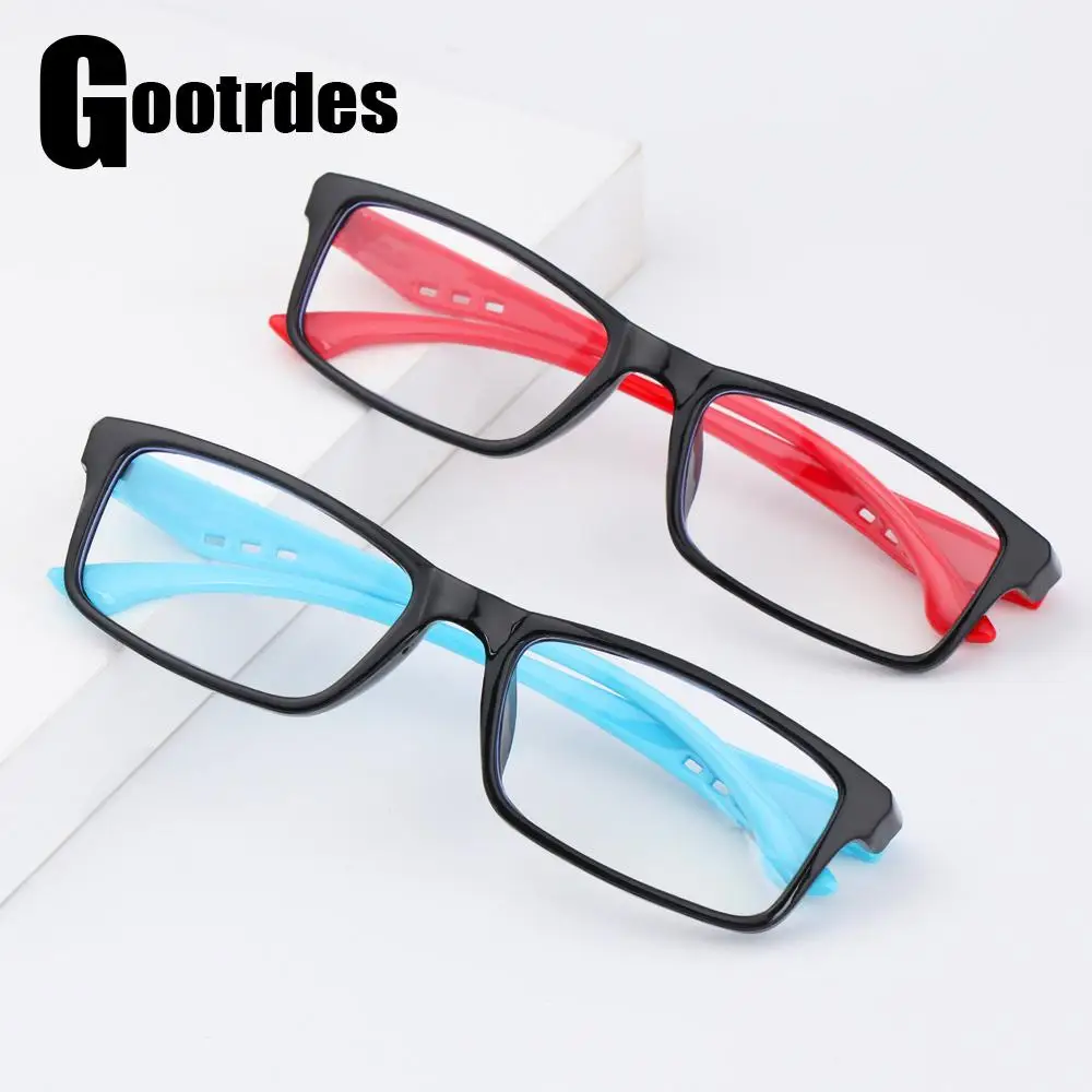 Eye Protection Comfortable Vintage Anti-Blue Light Eyeglasses Reading Glasses Ultra Light Frame Computer Goggles