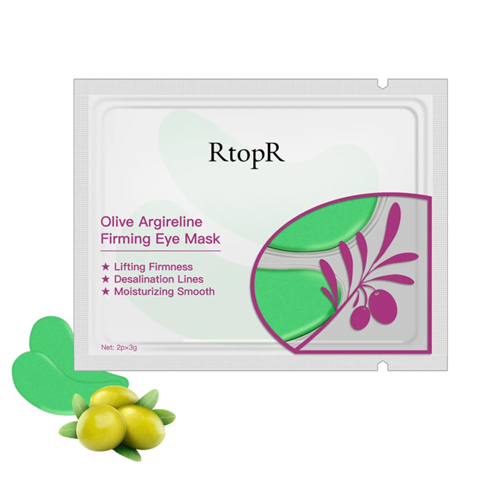 

1 пара коллагеновая маска натуральный оливковый увлажняющий гель коллагеновые патчи для глаз удаление темных кругов против старения мешко...