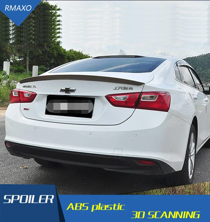 Спойлер для заднего крыла автомобиля Malibu XL 2016-2018 из АБС-пластика цветной задний