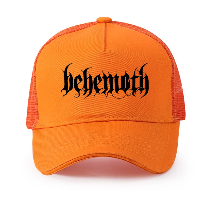 Высококачественная Мужская бейсболка из чистого хлопка с логотипом Behemoth модная