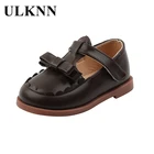 Кожаные туфли для маленьких принцесс ULKNN От 1 до 6 лет, Весенняя дышащая обувь с мягкой подошвой для девочек, модная детская обувь для малышей