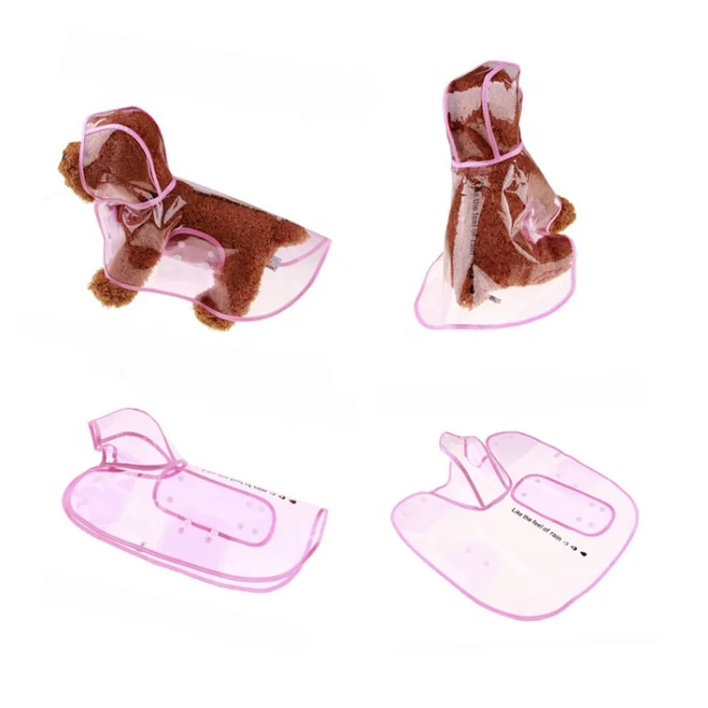 Водонепроницаемый прозрачный дождевик для собак | Дом и сад