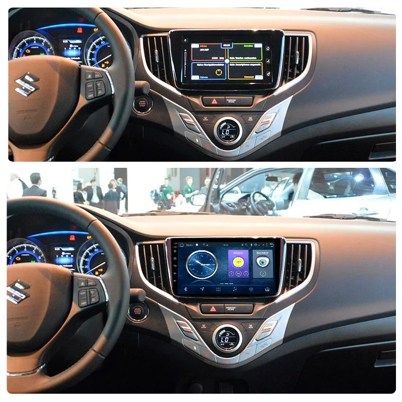 Горячая Распродажа 9 дюймов wanqi 8 1 автомобильный Dvd Gps плеер для Suzuki Baleno 2015 2018
