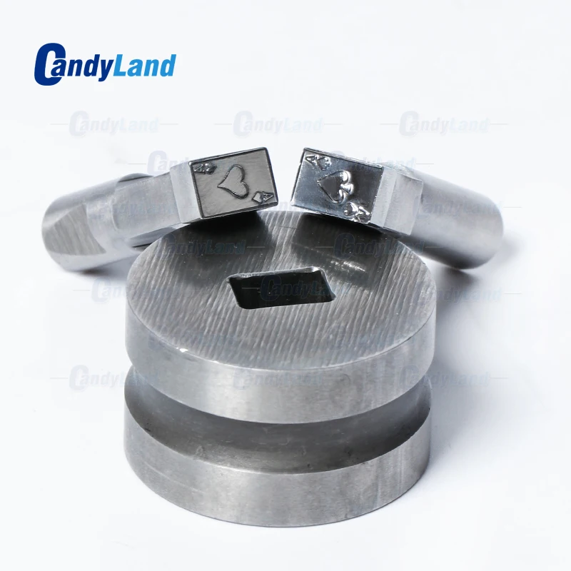 CandyLand Heart Tablet Die Pill Press Candy Punch Set Custom Logo Cast For TDP Machine |
