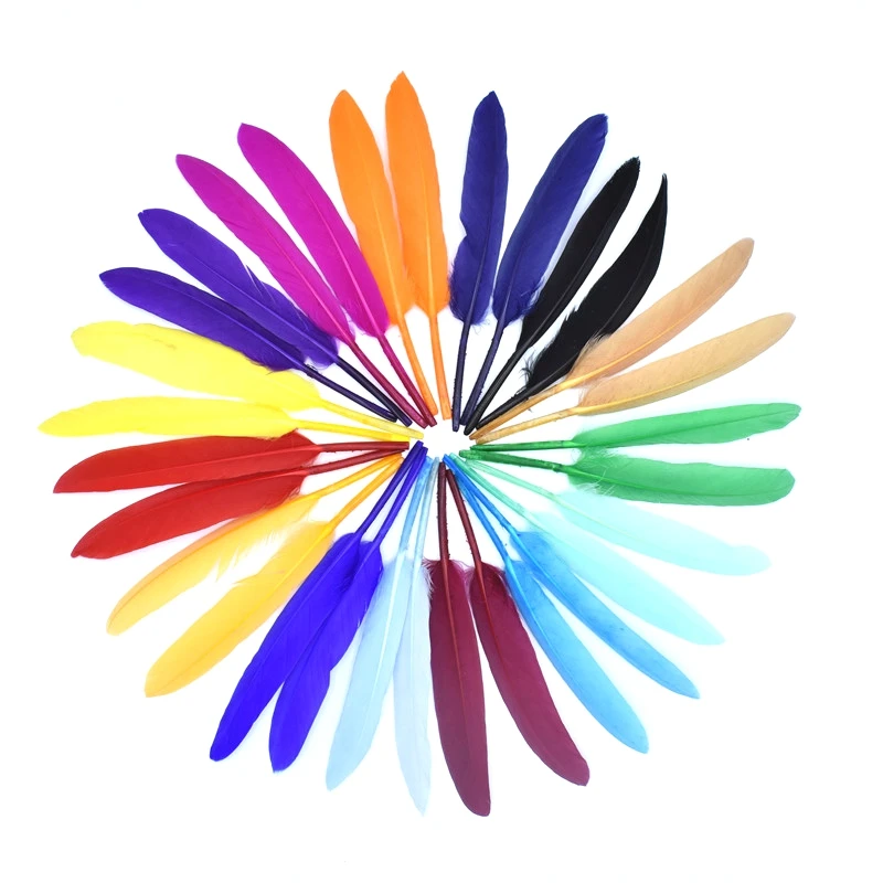 Оптовая продажа 100 шт./лот красивые перья утки для рукоделия 10 16 см/4 6 дюймов